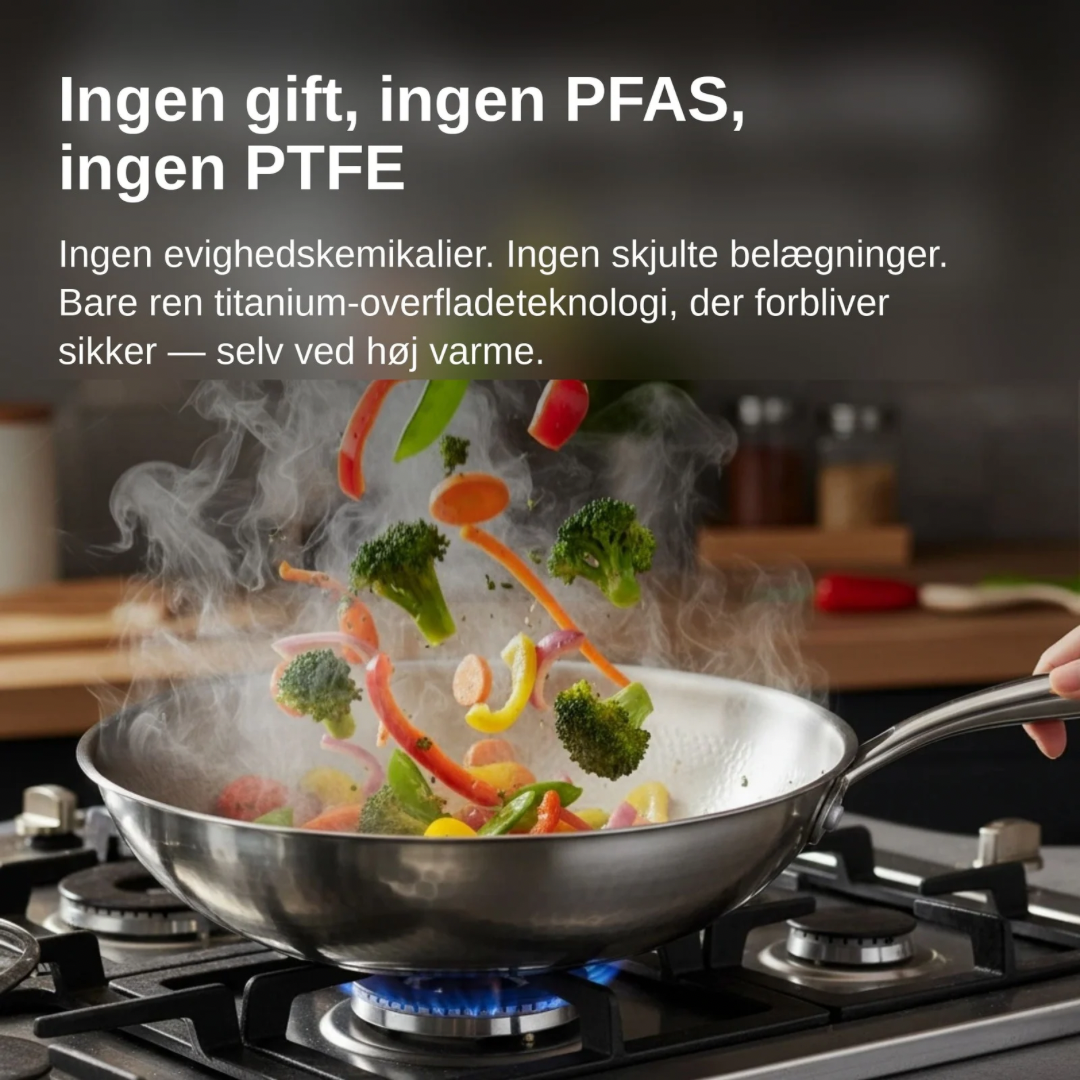 Holmgaard Hamret Titanium Pande med Låg