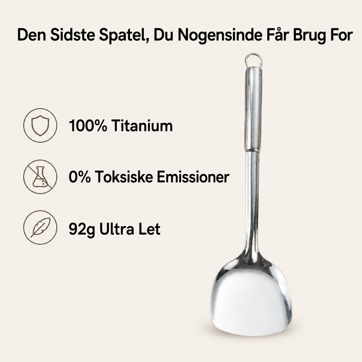 Holmgaard Titanium Spatel