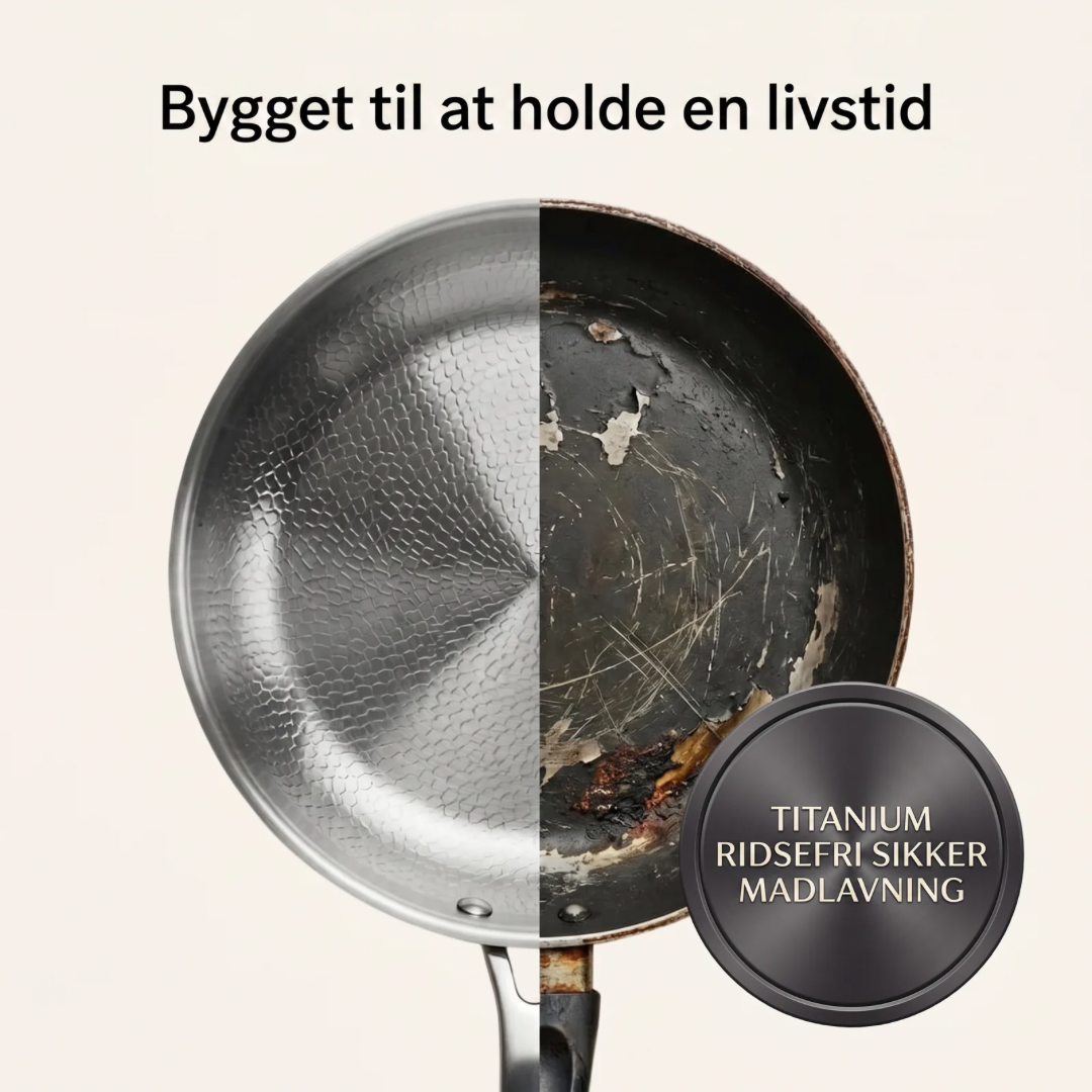 Holmgaard Titanium Hamret Dyb Pande